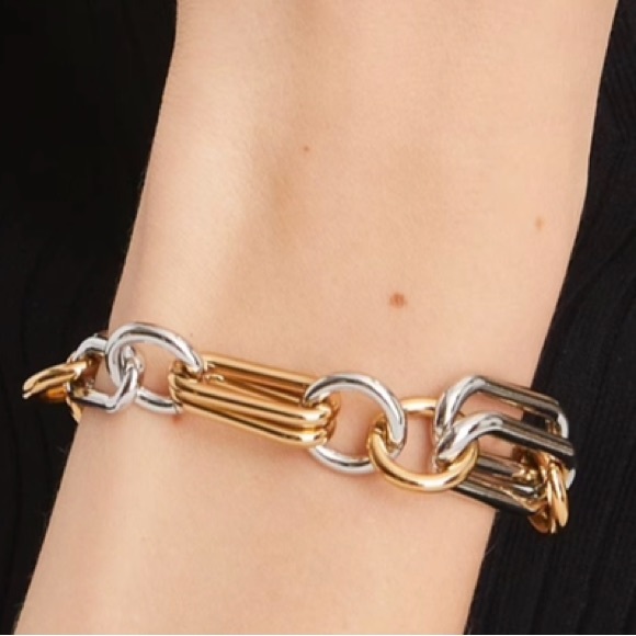 Sold out tory  Burch Roxanne Mixed chain Bracelet - Picture 2 of 5
